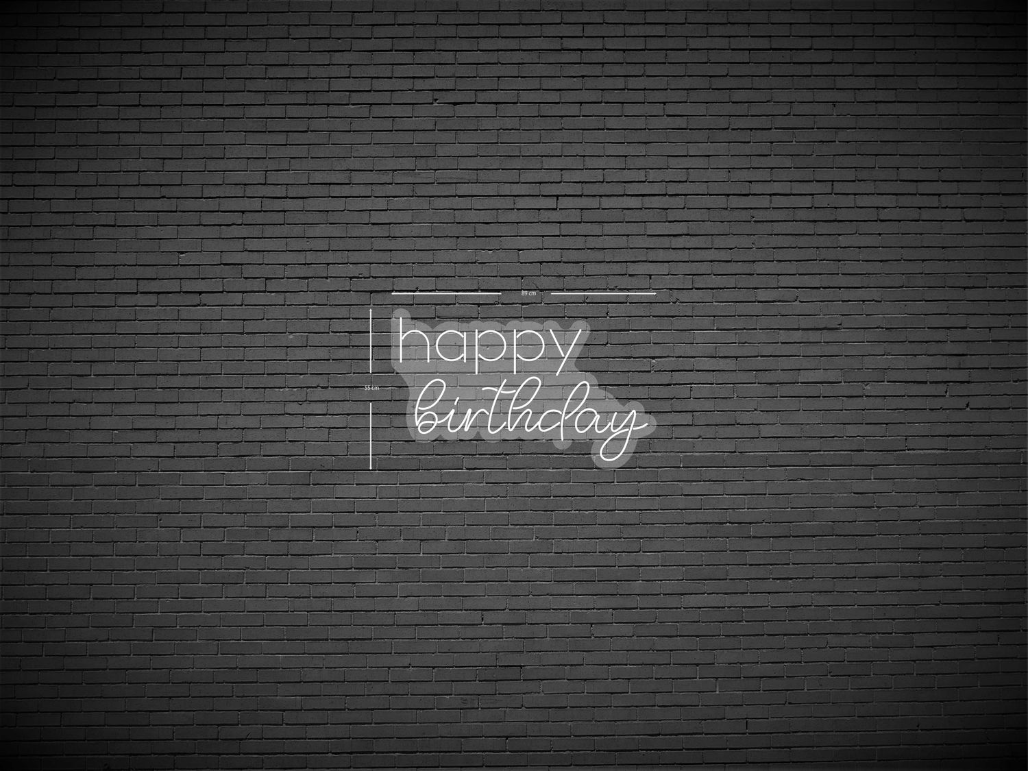 Neon Happy Birthday