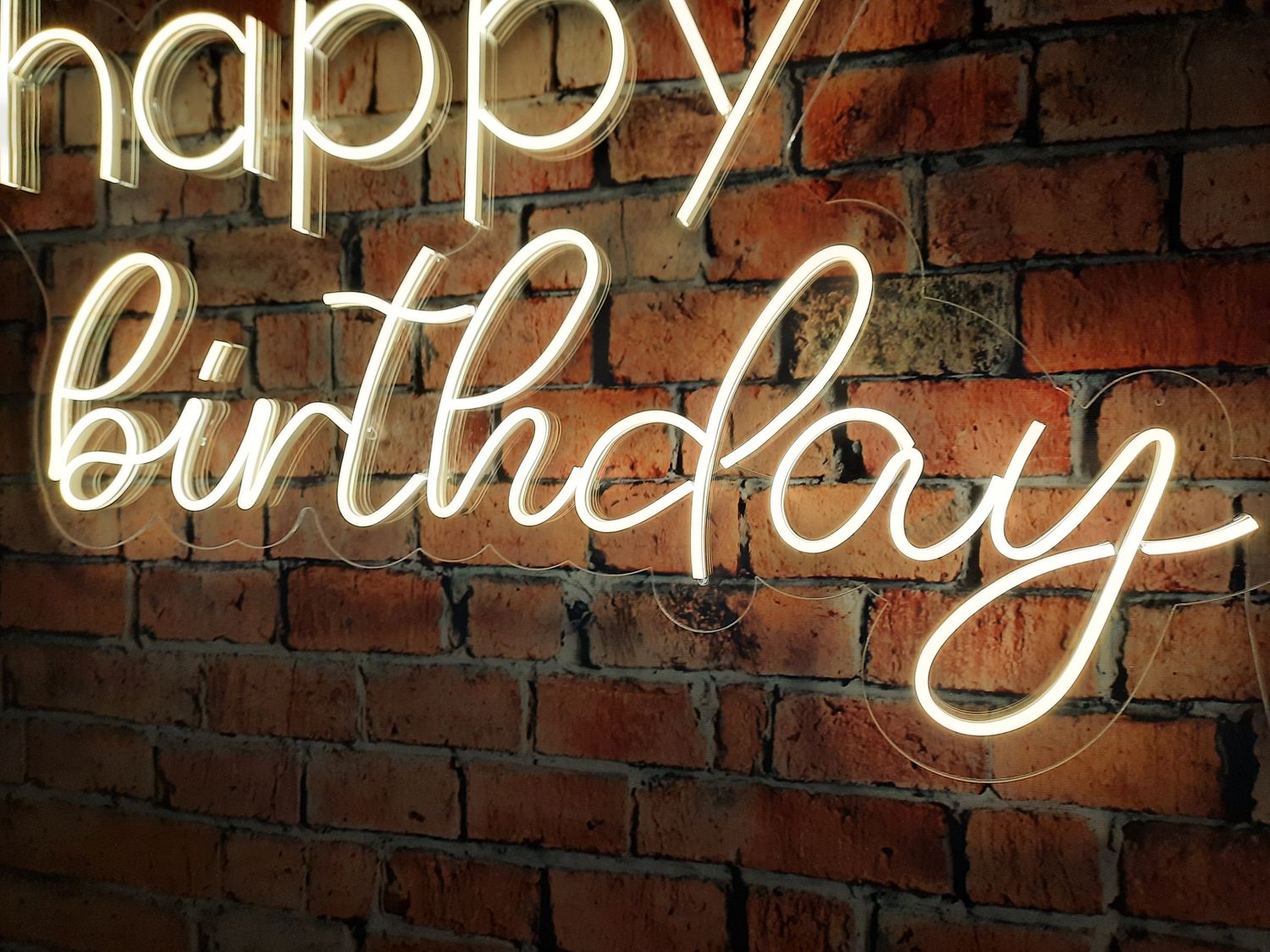 Neon Happy Birthday