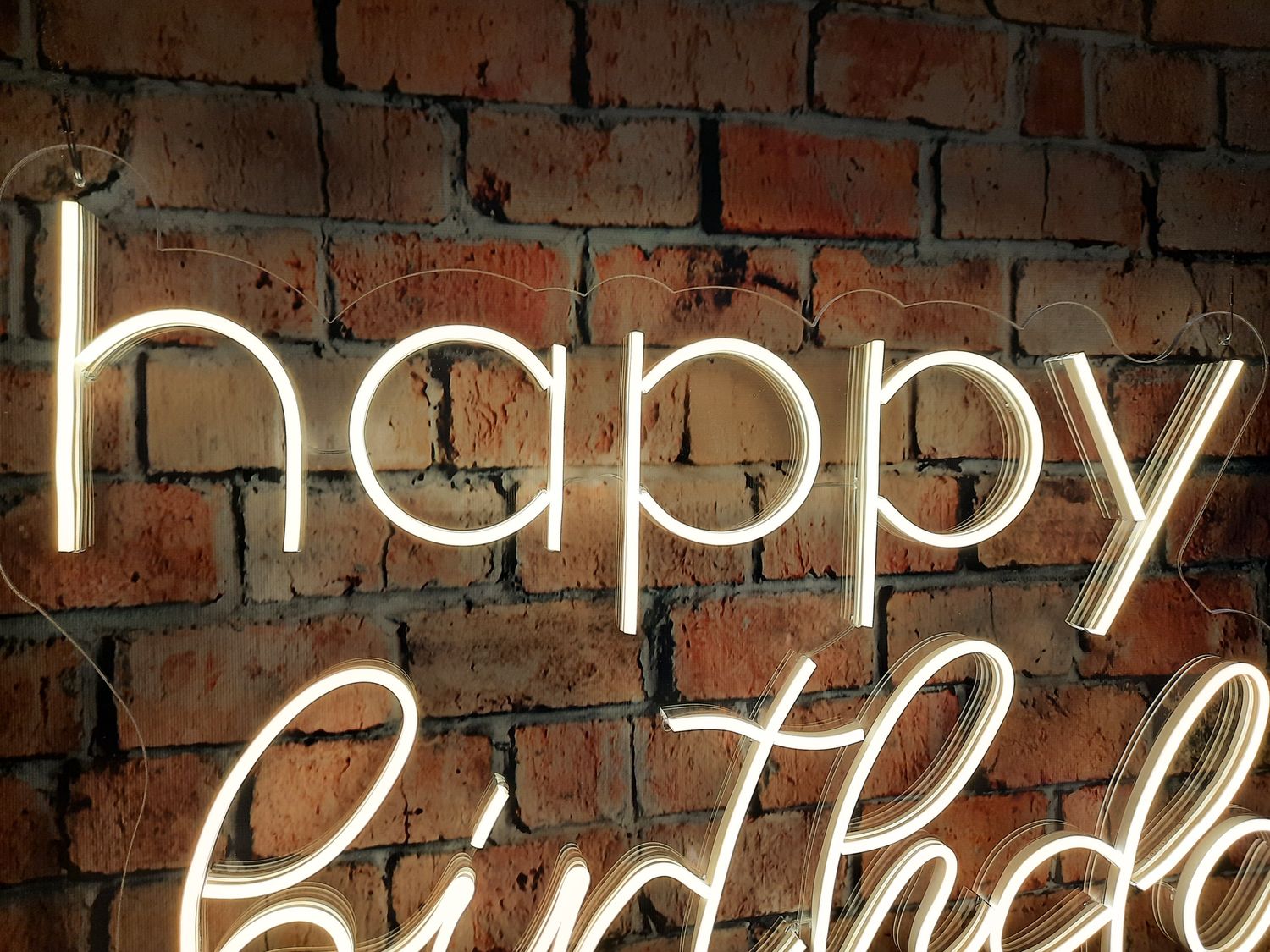 Neon Happy Birthday