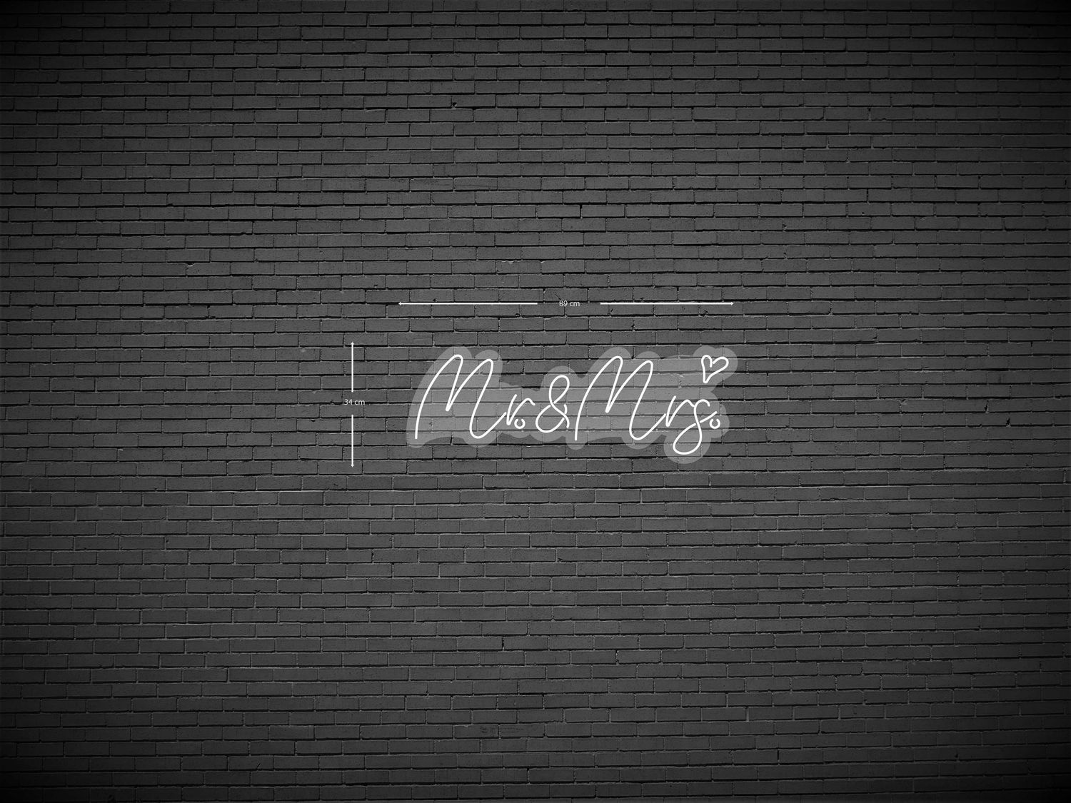 Neon Mr &amp; Mrs