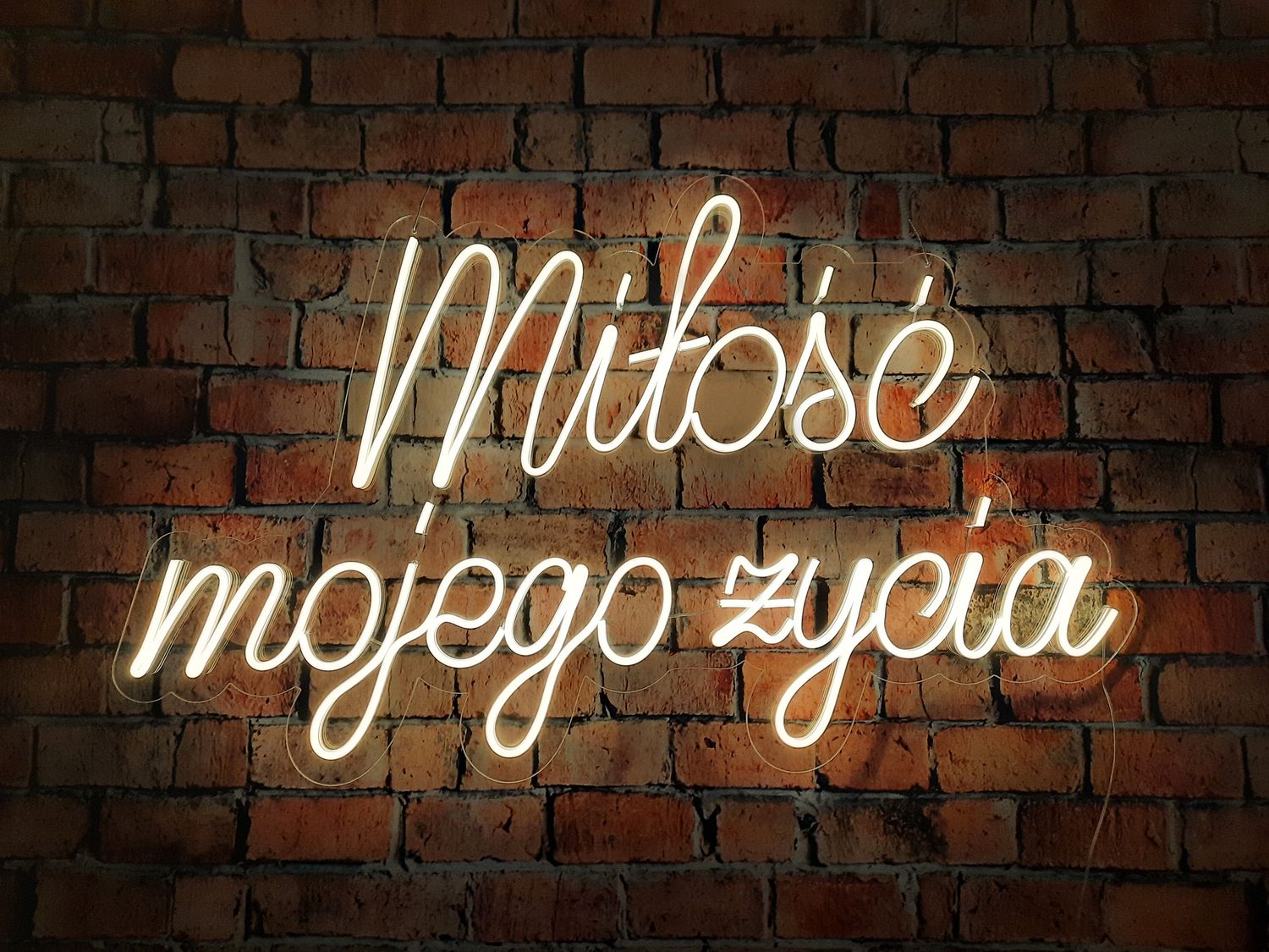 Neon Miłość mojego życia