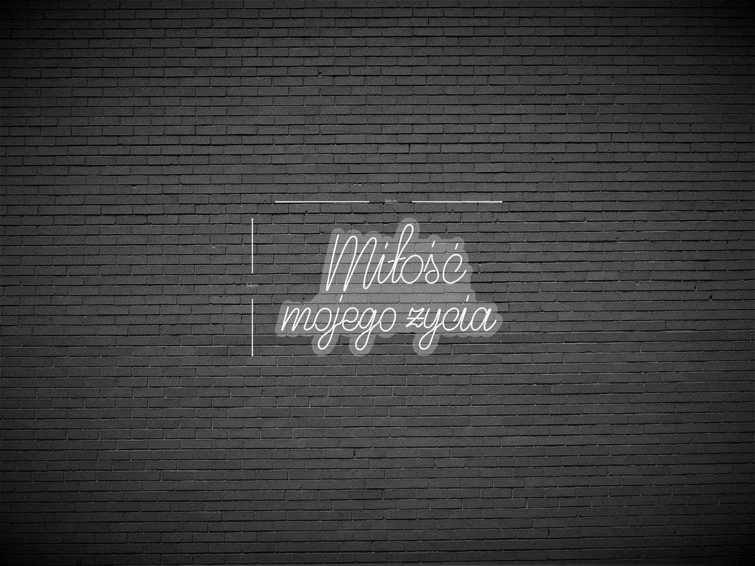 Neon Miłość mojego życia
