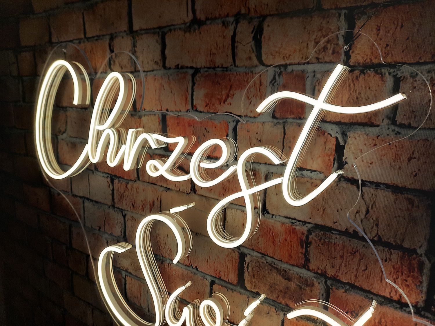 Neon Chrzest Święty