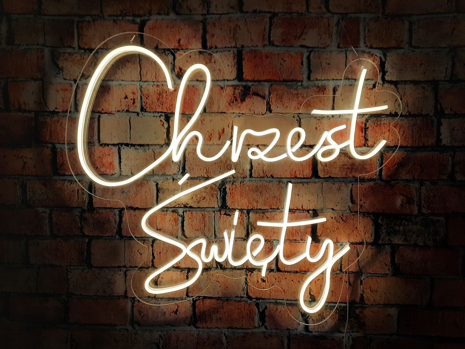 ​Neon Chrzest Święty
