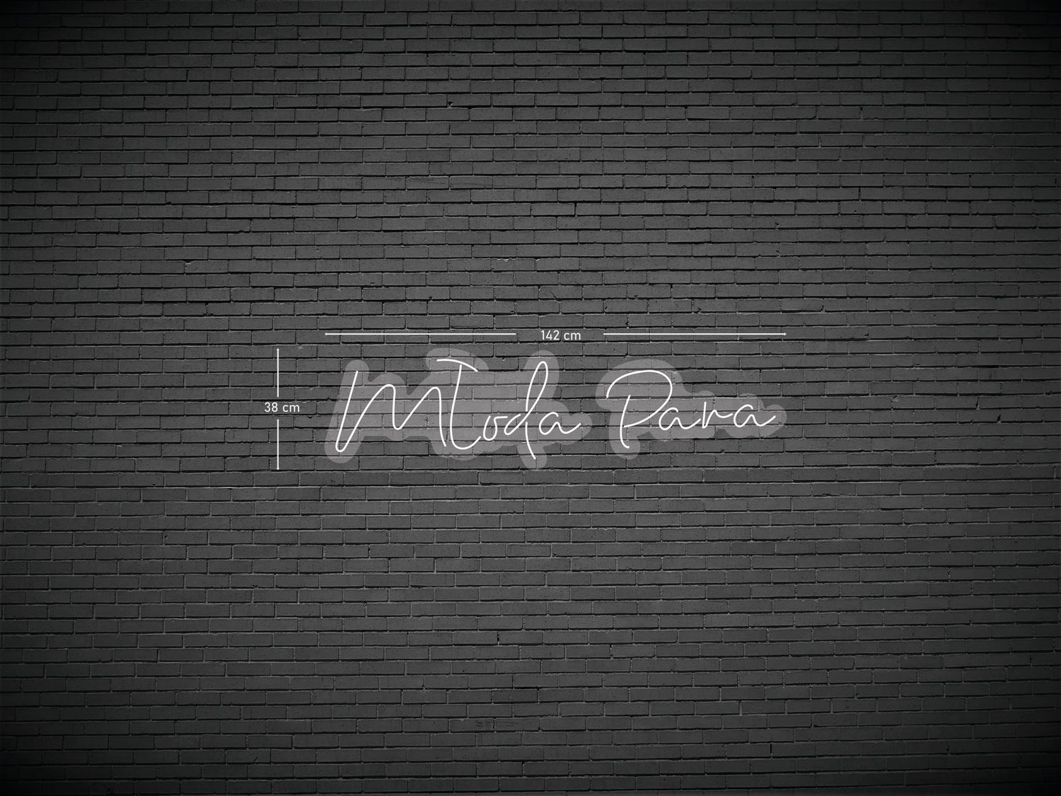 Neon Młoda Para