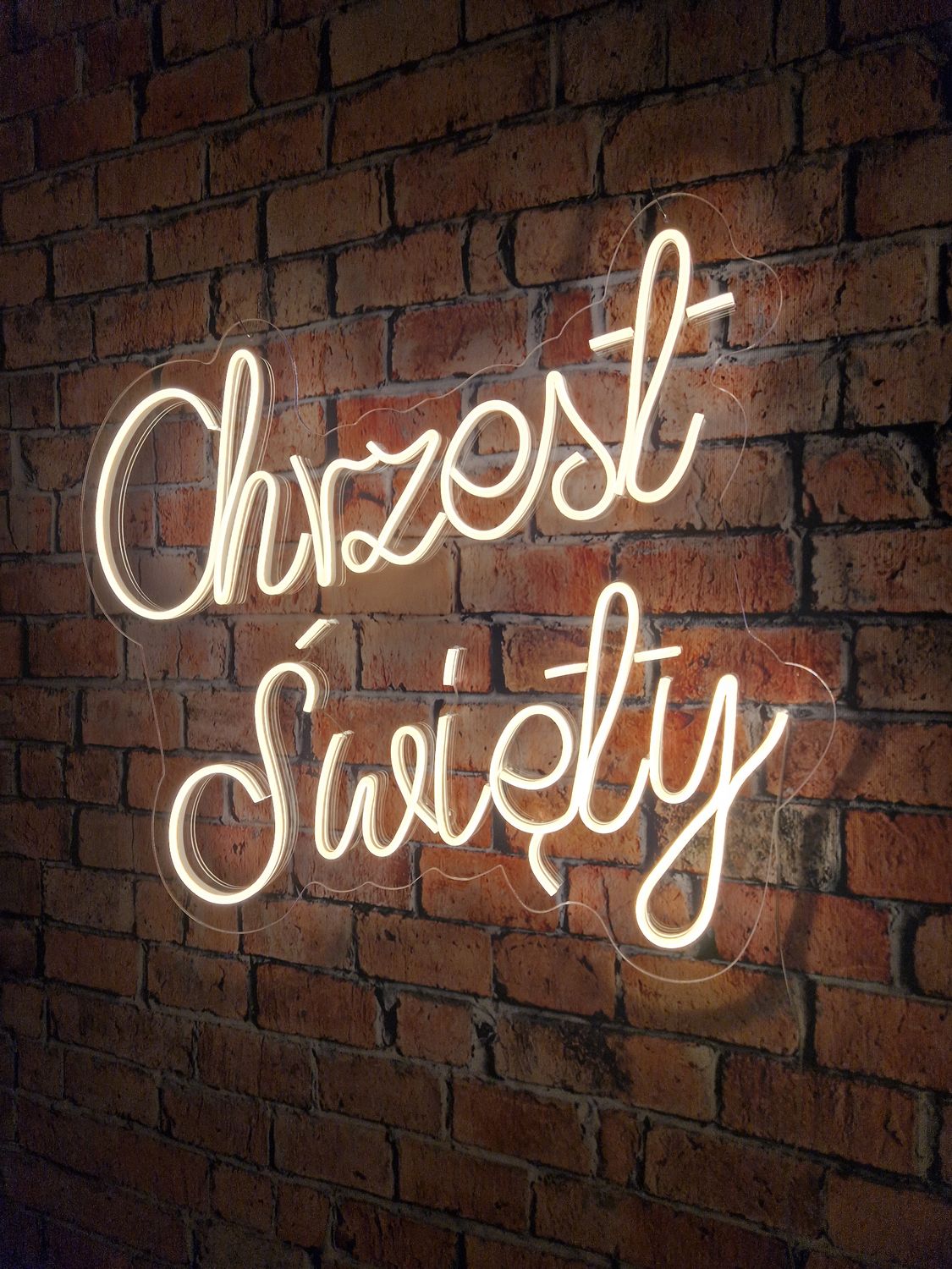 Neon Chrzest Święty