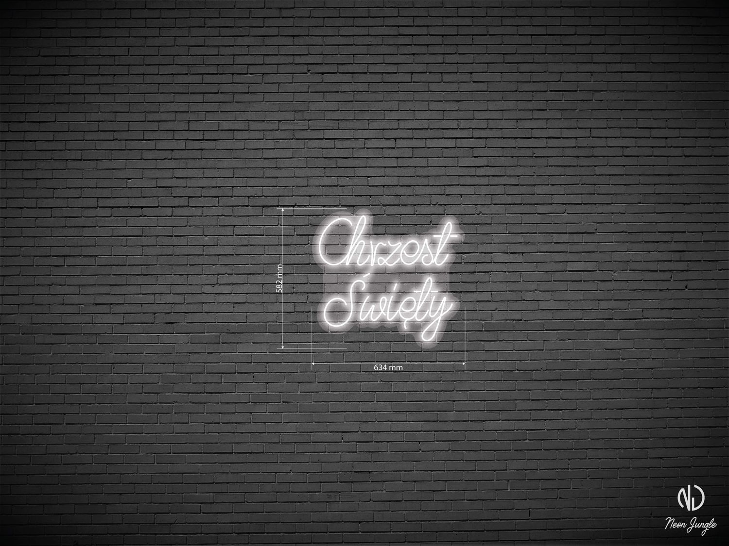 Neon Chrzest Święty