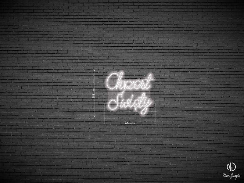 Neon Chrzest Święty