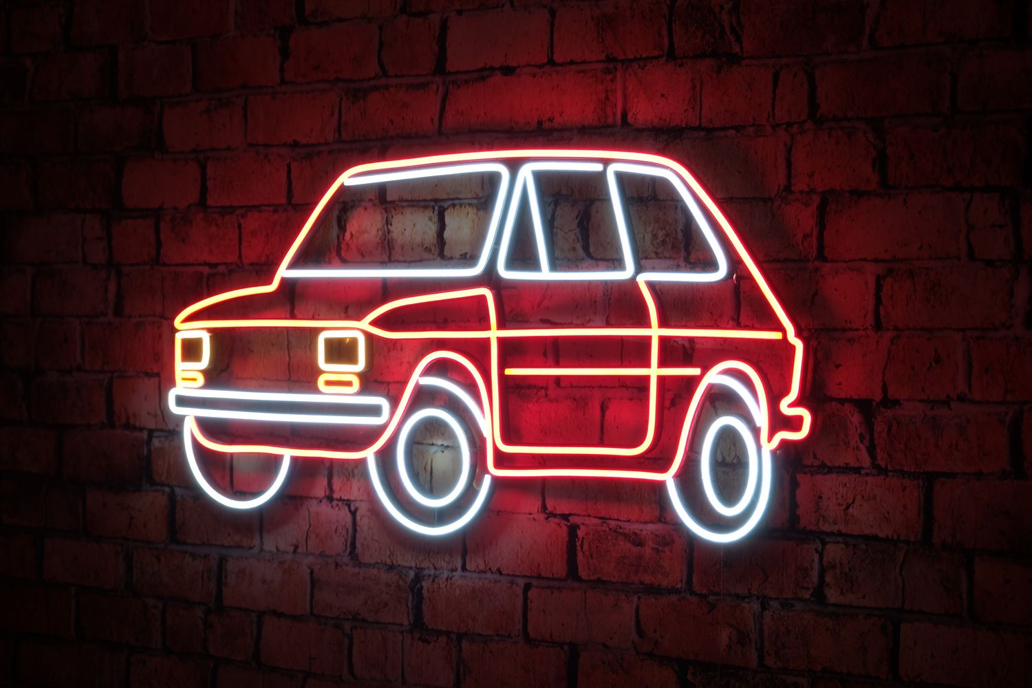 Neon Fiat 126p