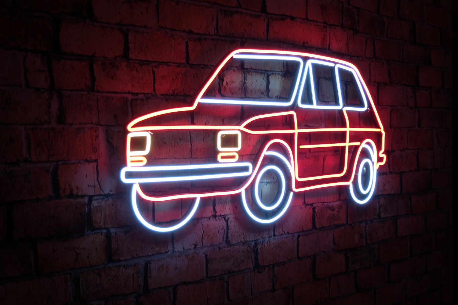 Neon Fiat 126p