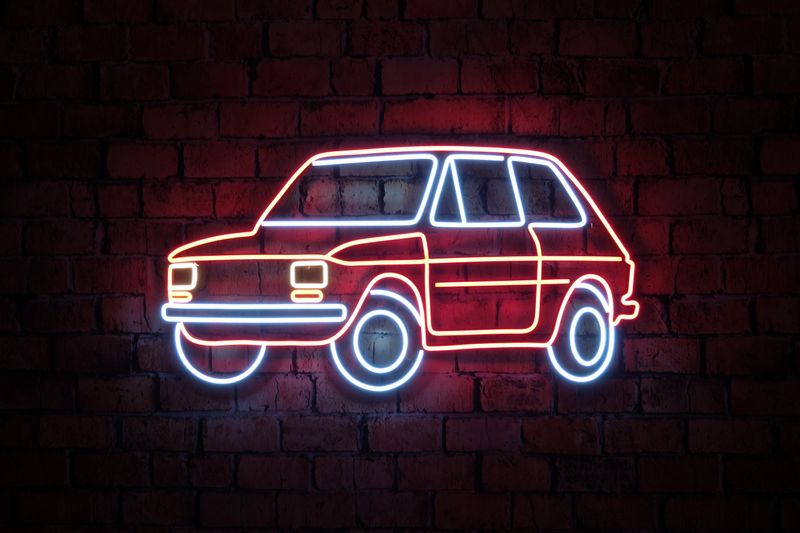 Neon Fiat 126p