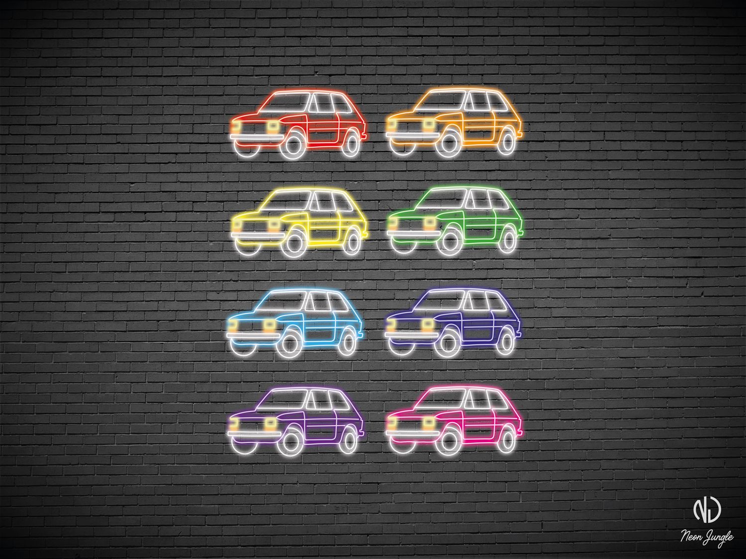 Neon Fiat 126p