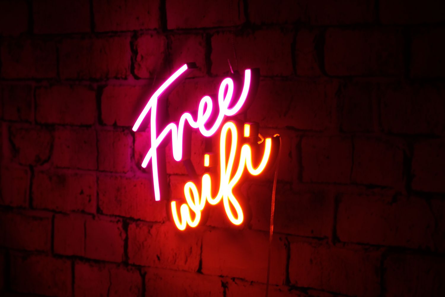 Neon Free WiFi