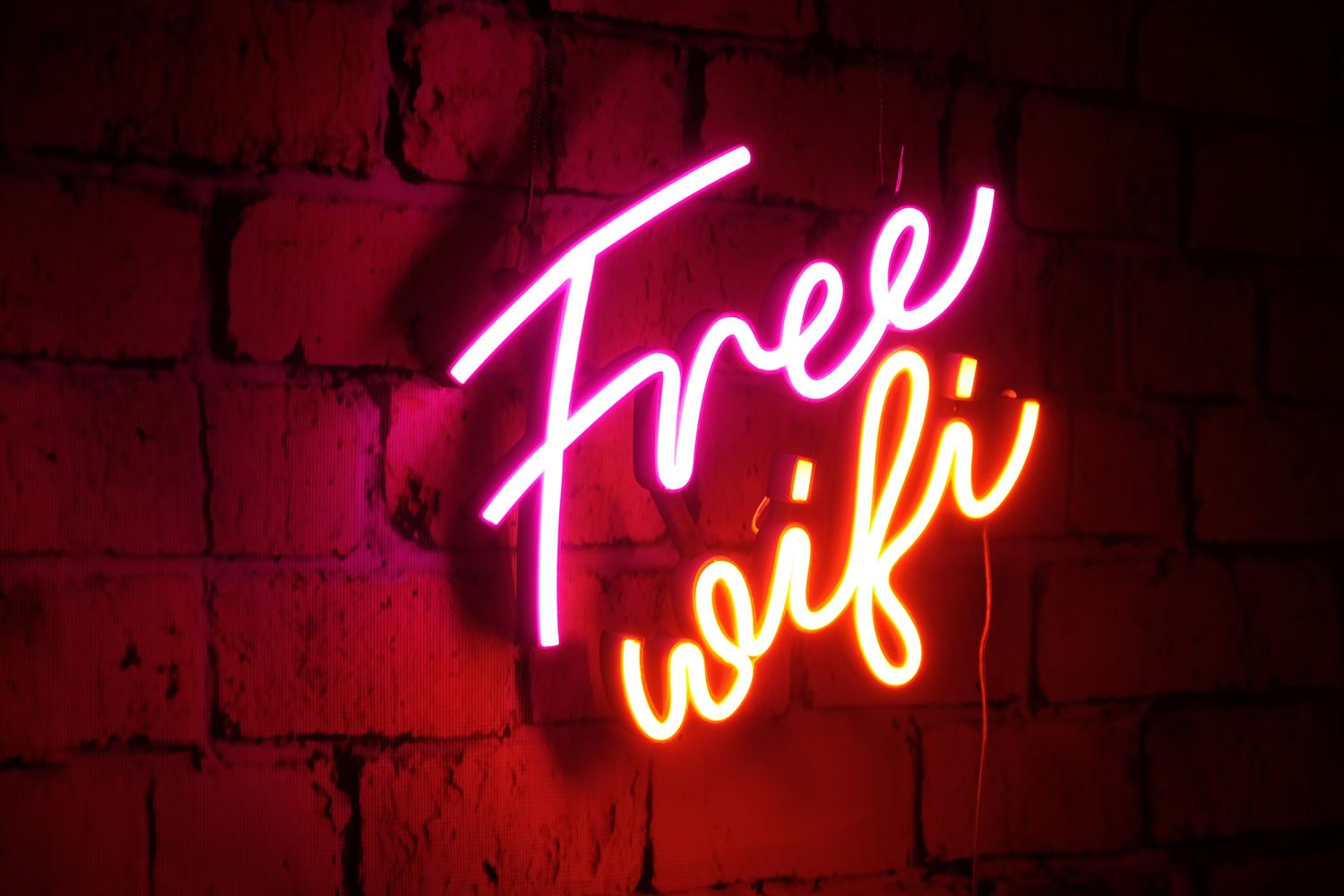 Neon Free WiFi