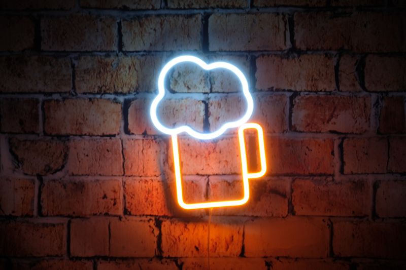 Neon Kufel Piwa