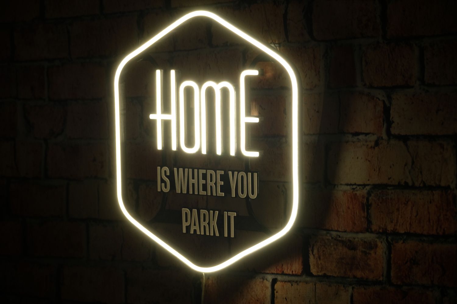 Neon Home is where you park it