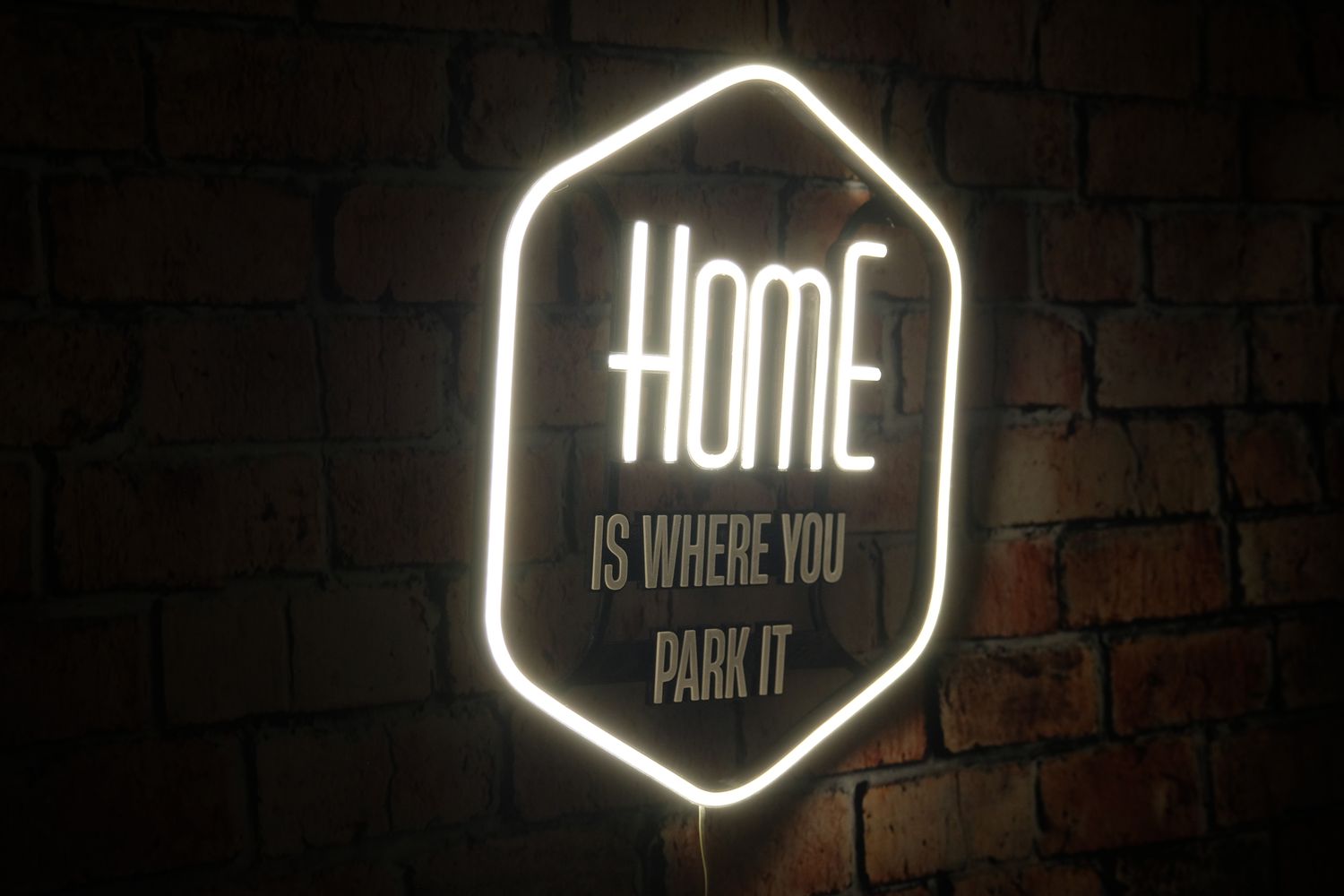 Neon Home is where you park it