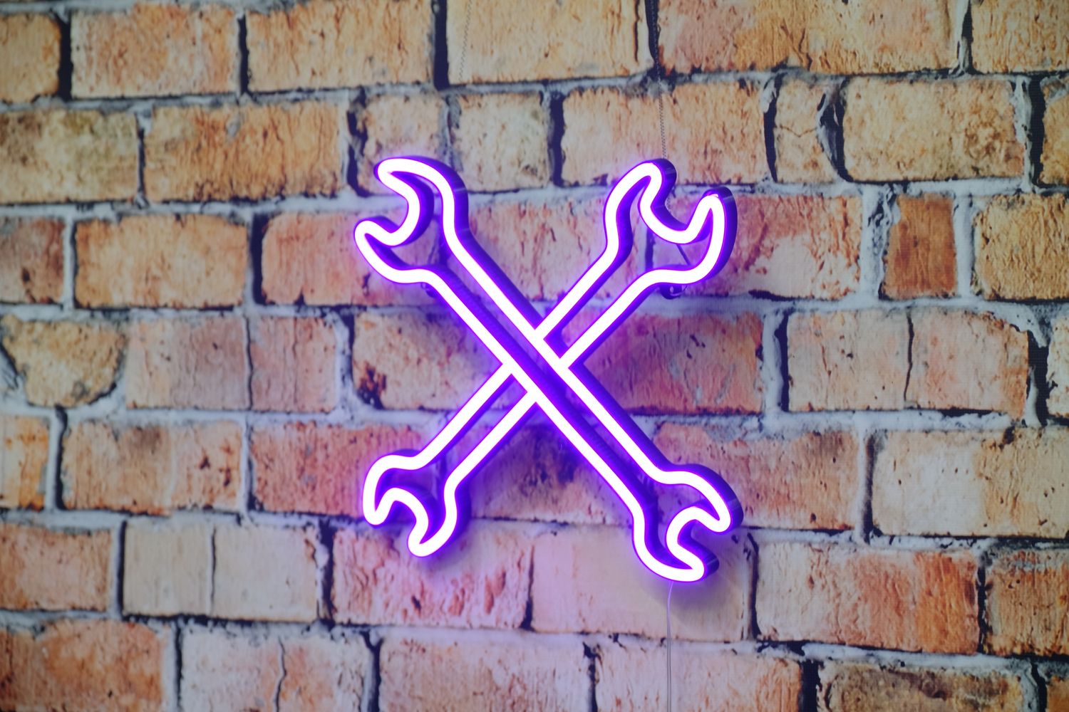 ​Neon klucze płaskie