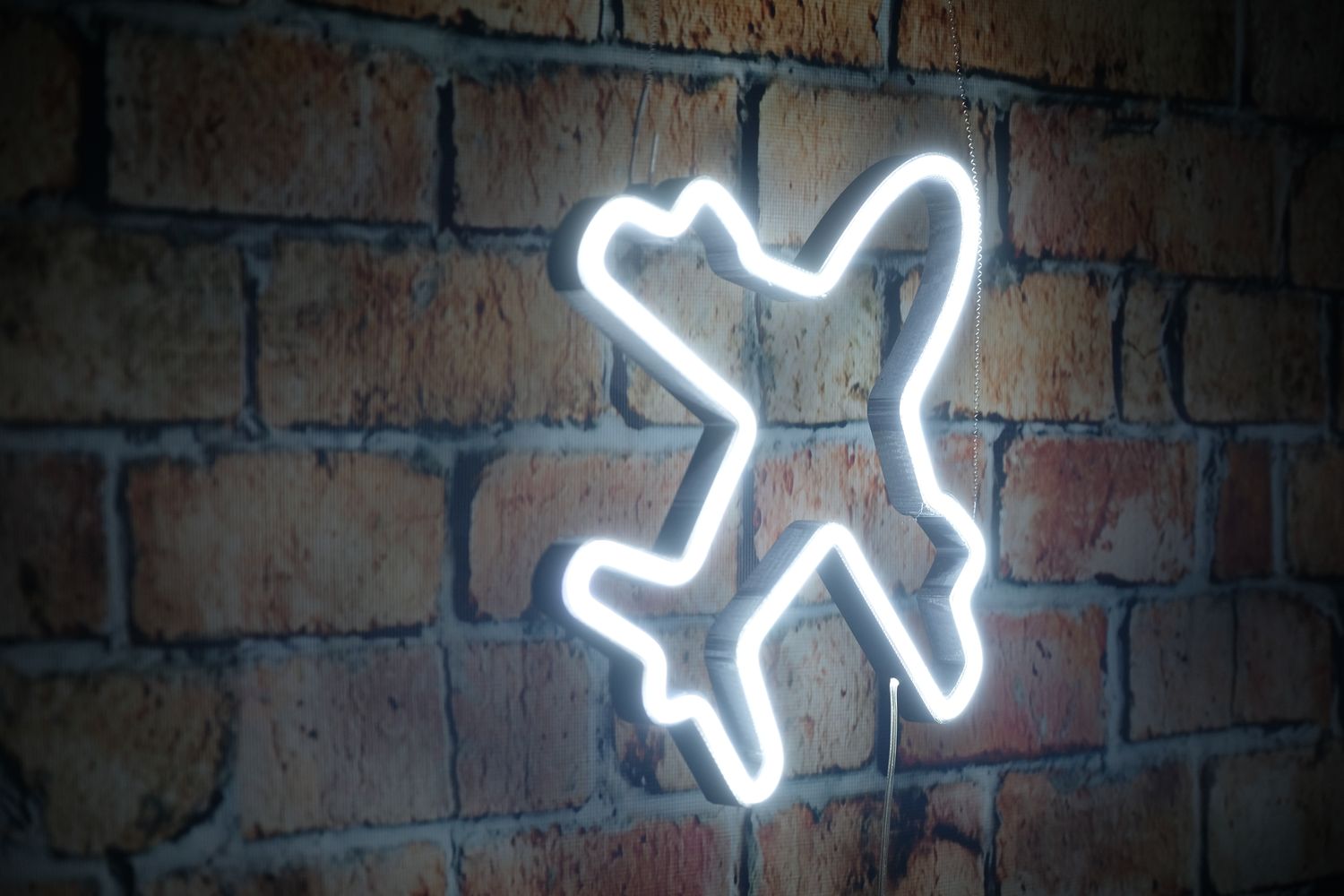 Neon samolot