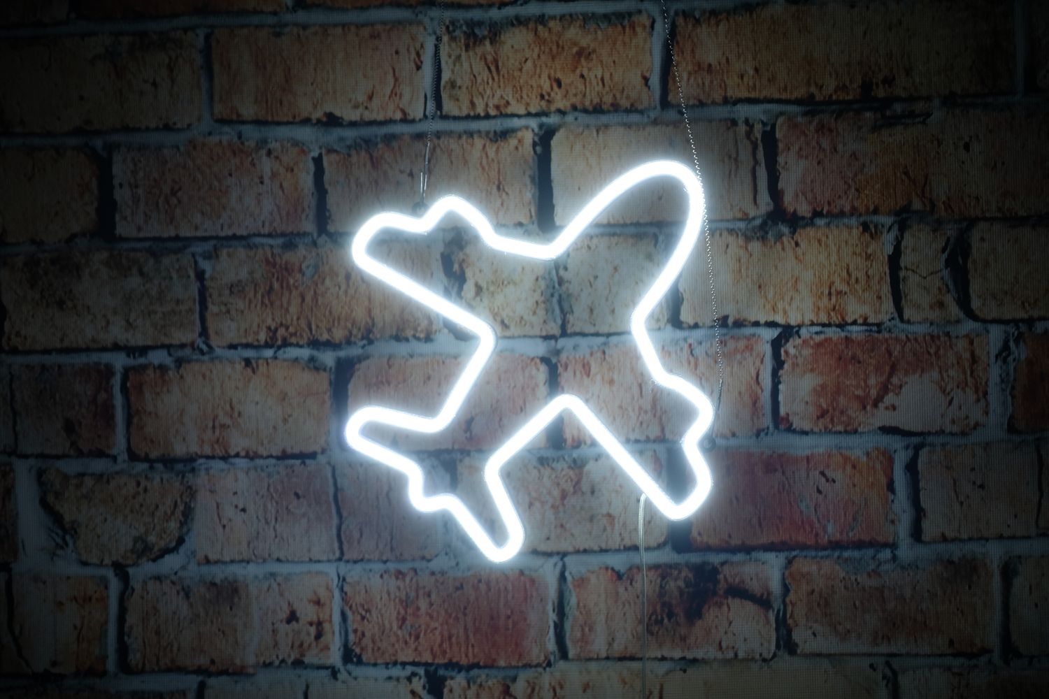 Neon samolot