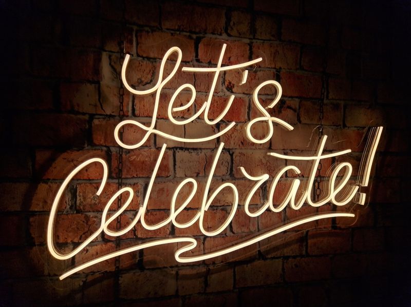 Neon Let's Celebrate!