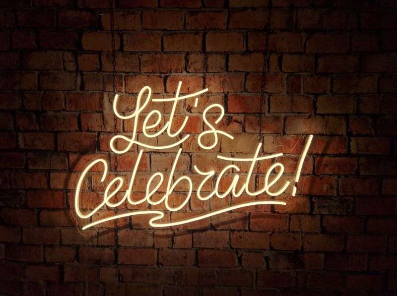Neon Let's Celebrate!