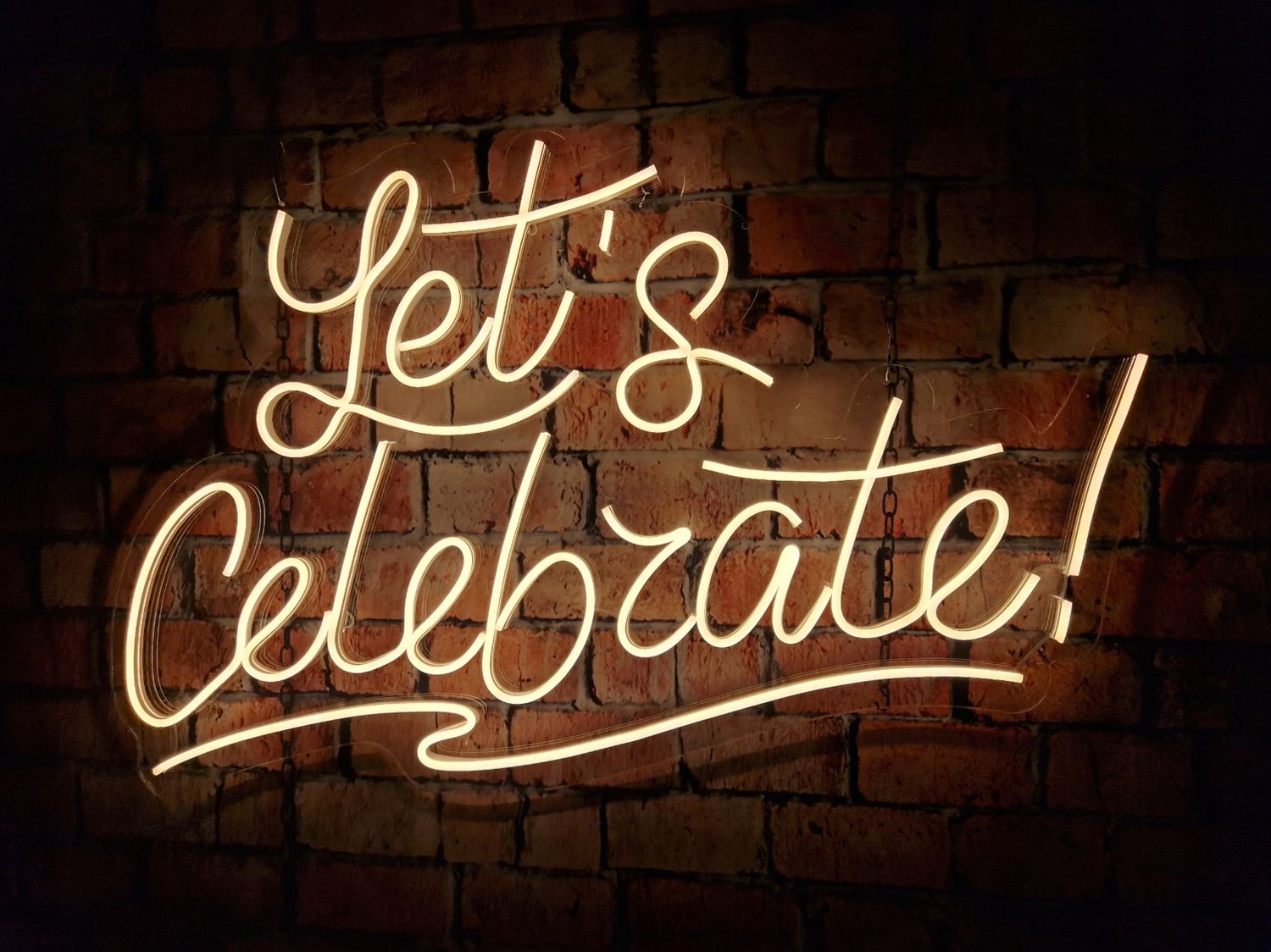Neon Let's Celebrate!