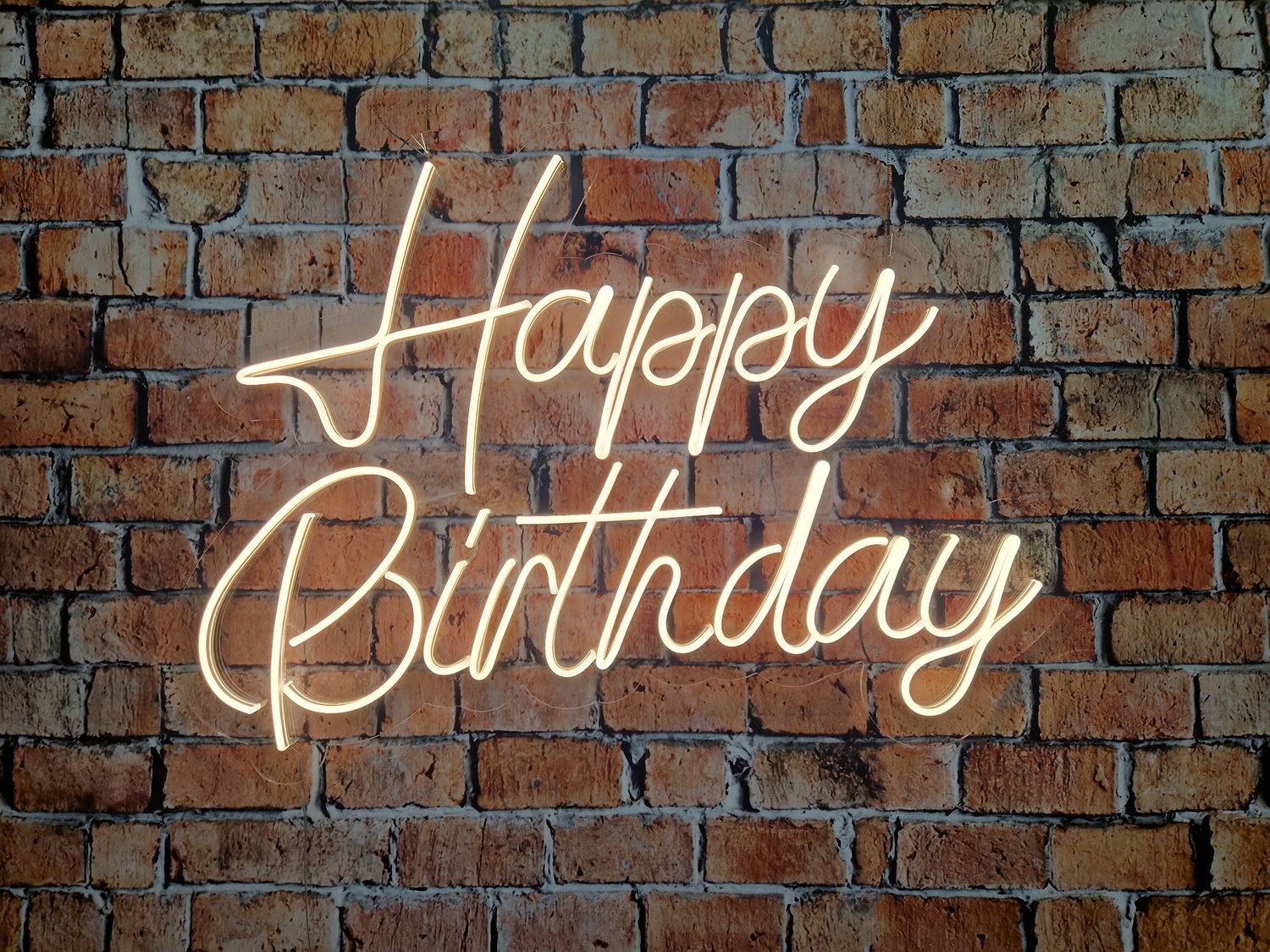 Neon Happy Birthday