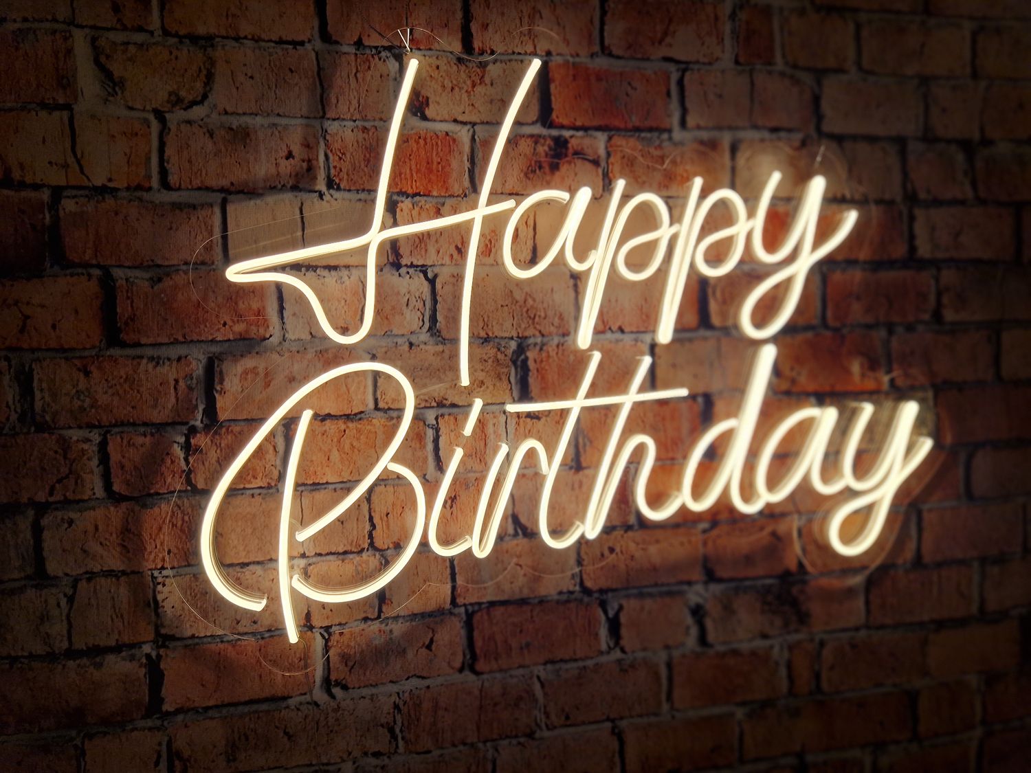 Neon Happy Birthday