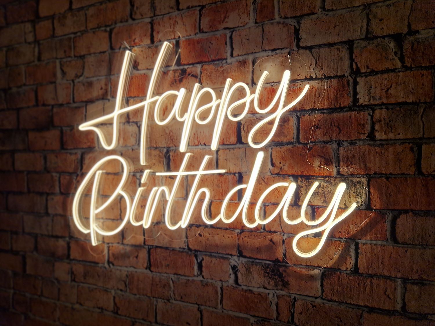 Neon Happy Birthday