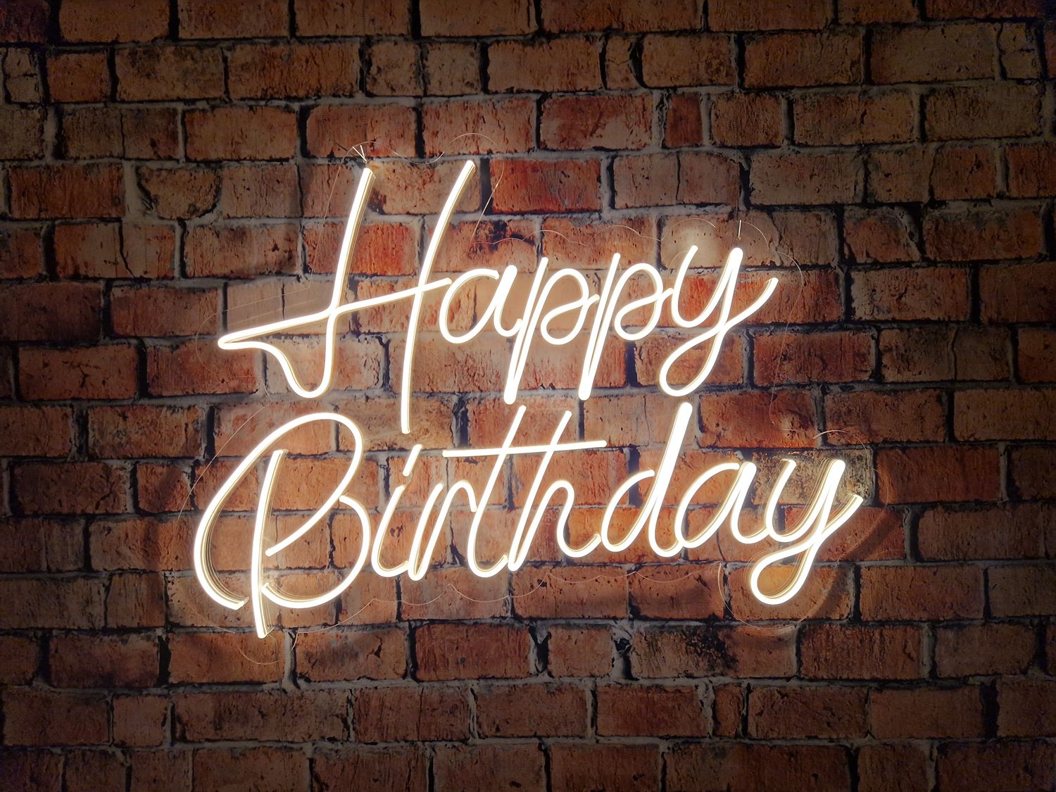 Neon Happy Birthday