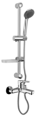 TEOREMA Saliscendi Optima Slide Bar & Goodlife Bath Mixer TEOREMA Saliscendi Optima Slide Bar & Goodlife Bath Mixer