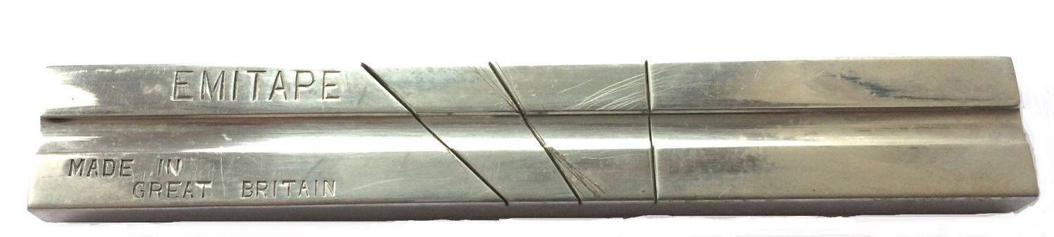 Quarter-Inch Tape Splicing block (Pre Owned)