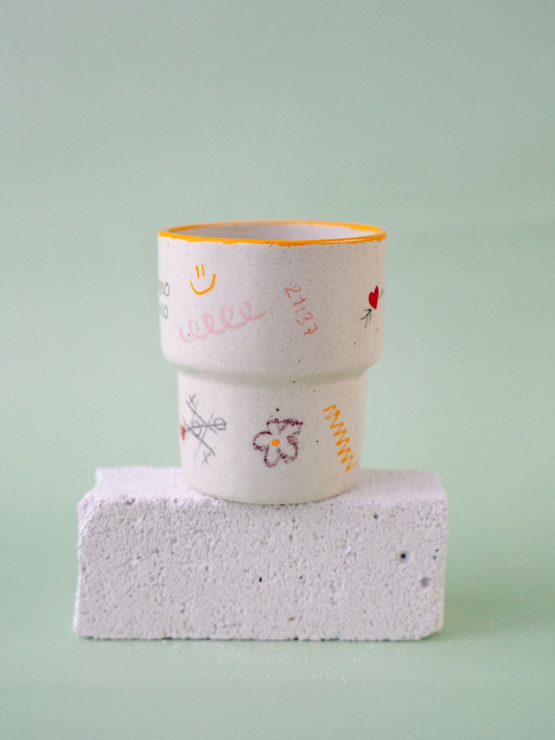 Niesforny Kubek "More espresso, less depresso"