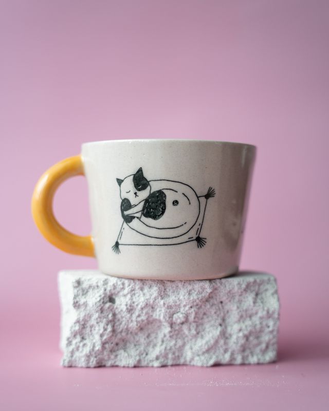 Kubek Gangsta Cat #001