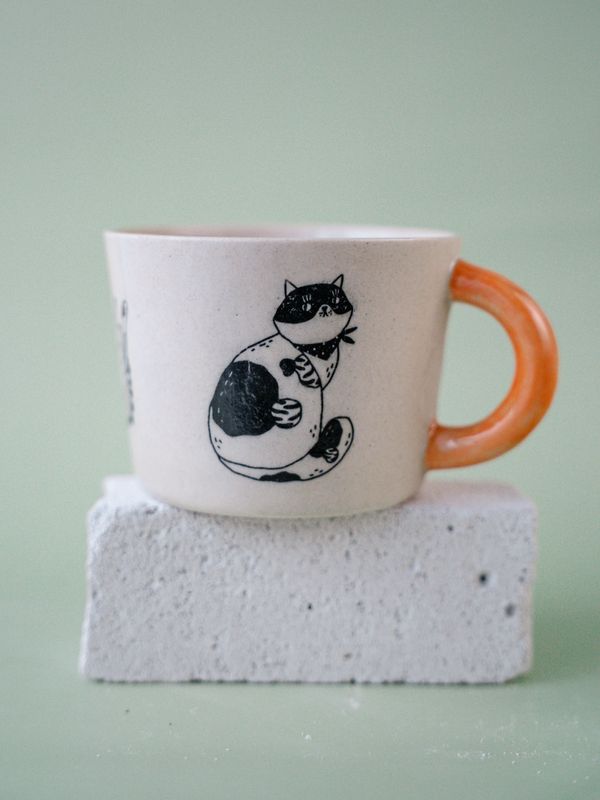 Kubek Gangsta Cat #001