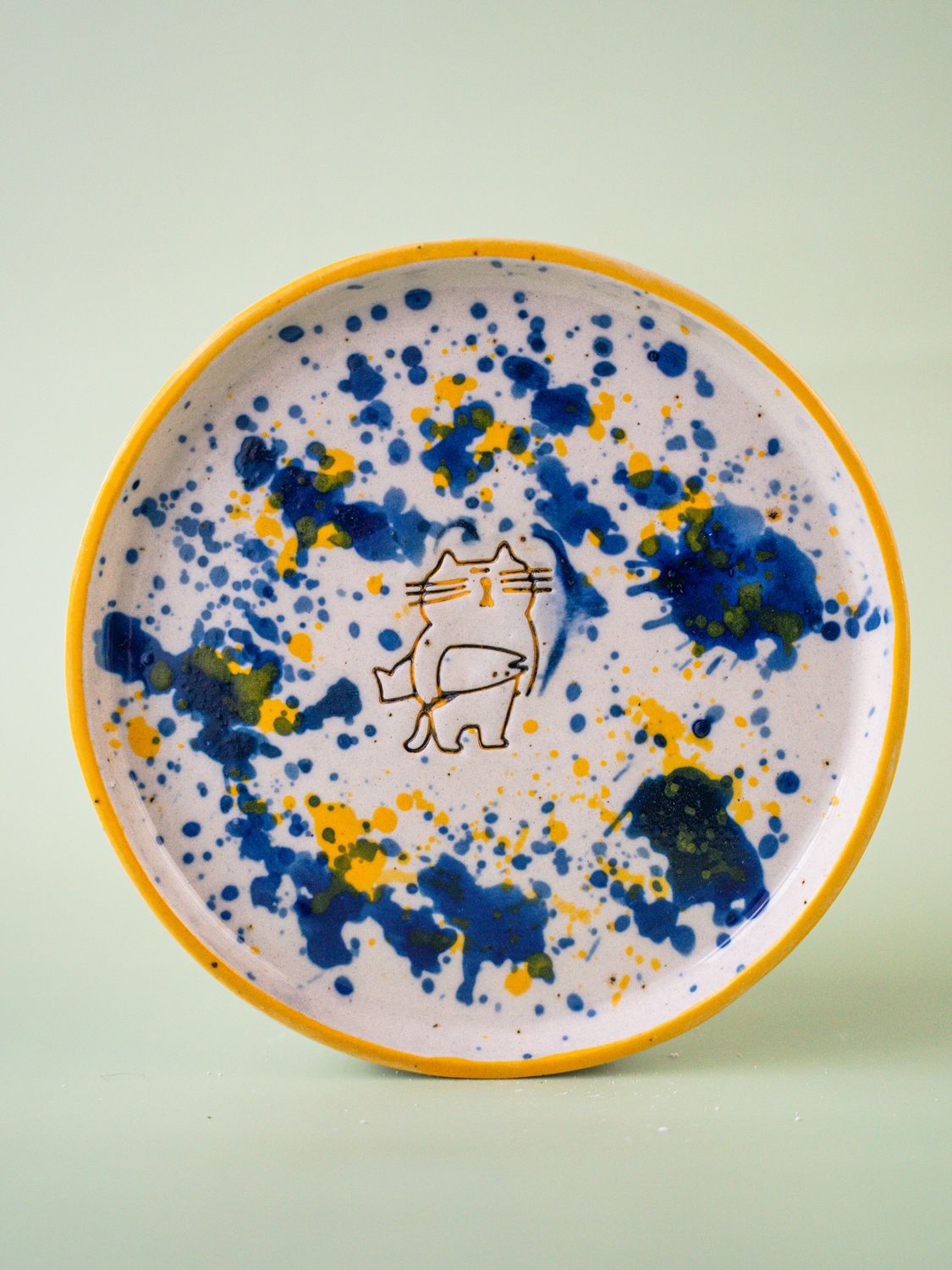 Koci Talerzyk - ciapki 💙💛 #001