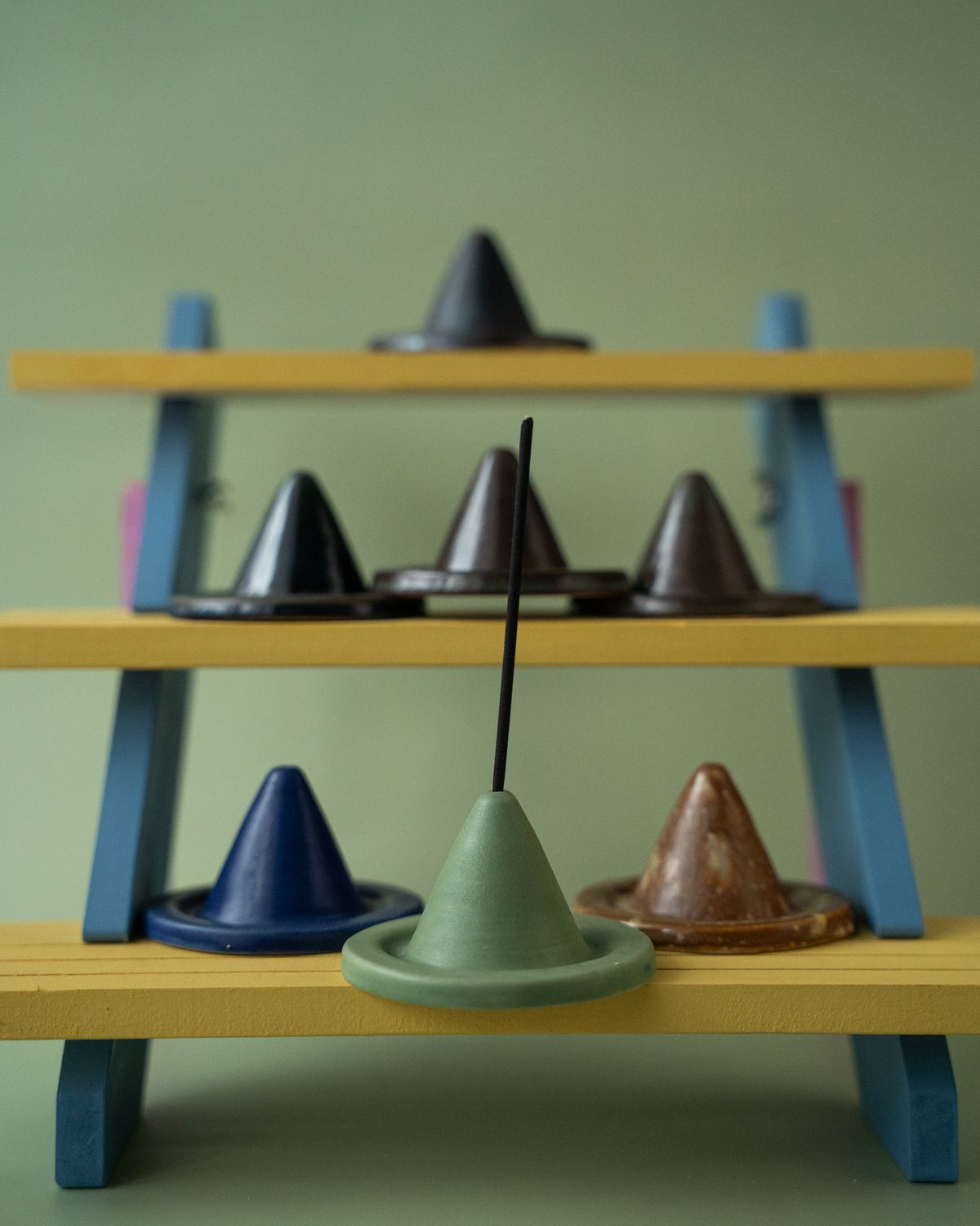 Podstawka na kadzidełka (kobaltowa)