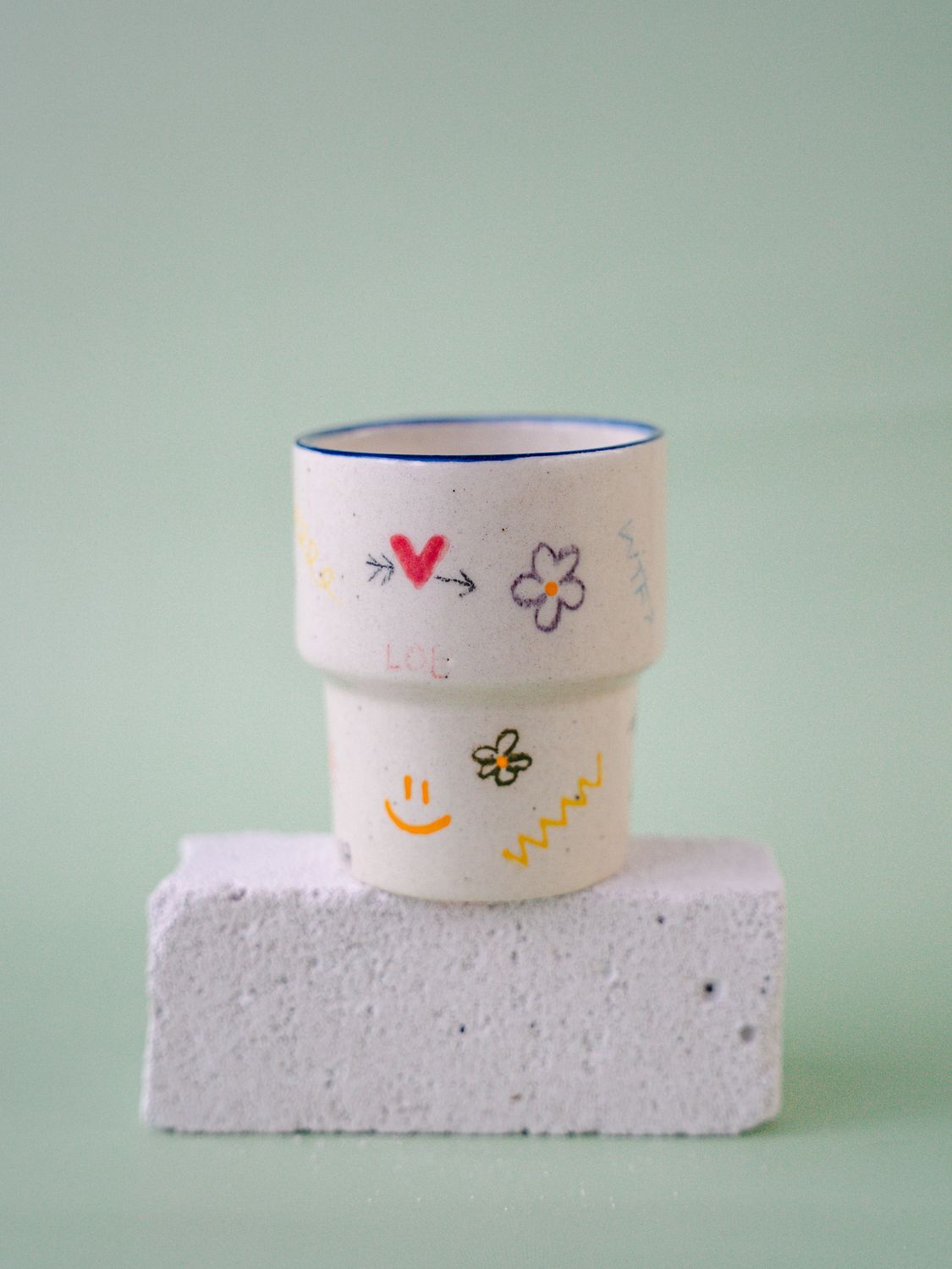 Niesforny Kubek "More espresso, less depresso"