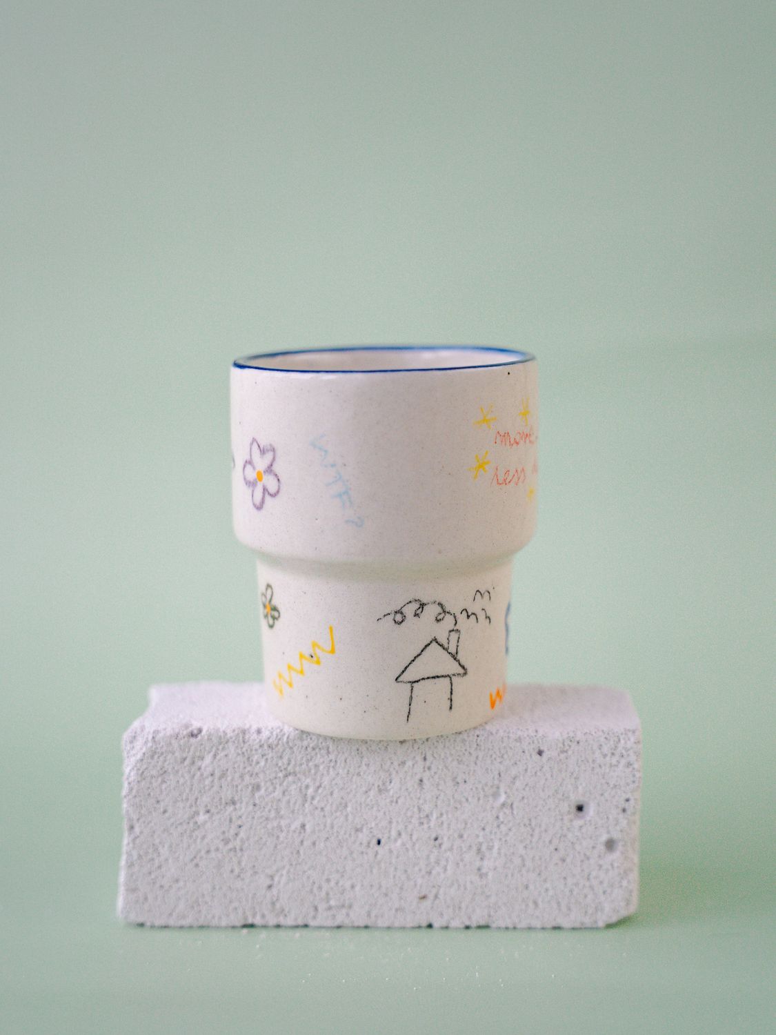 Niesforny Kubek "More espresso, less depresso"