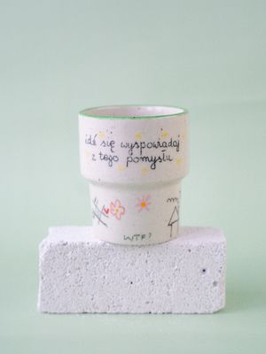 Niesforny Kubek "Idź się wyspowiadaj z tego pomysłu”