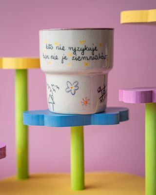 Niesforny Kubek "Kto nie ryzykuje, ten nie je ziemniaków”