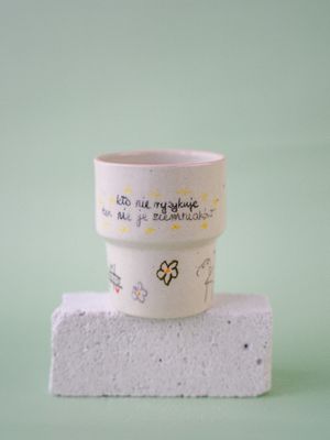 Niesforny Kubek "Kto nie ryzykuje, ten nie je ziemniaków”