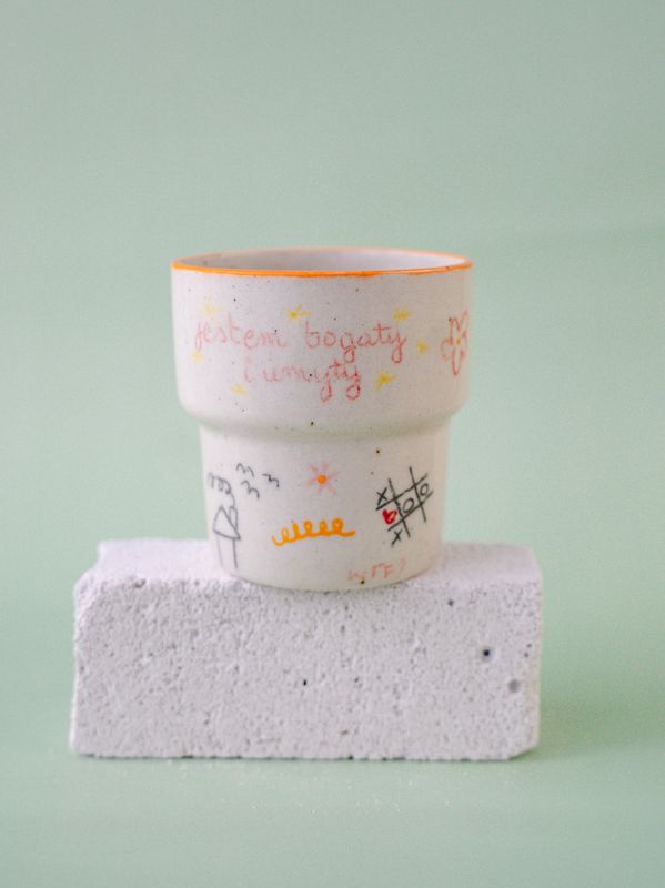 Niesforny Kubek "Jestem bogaty i umyty”