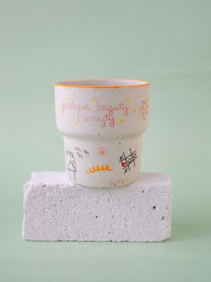 Niesforny Kubek "Jestem bogaty i umyty”