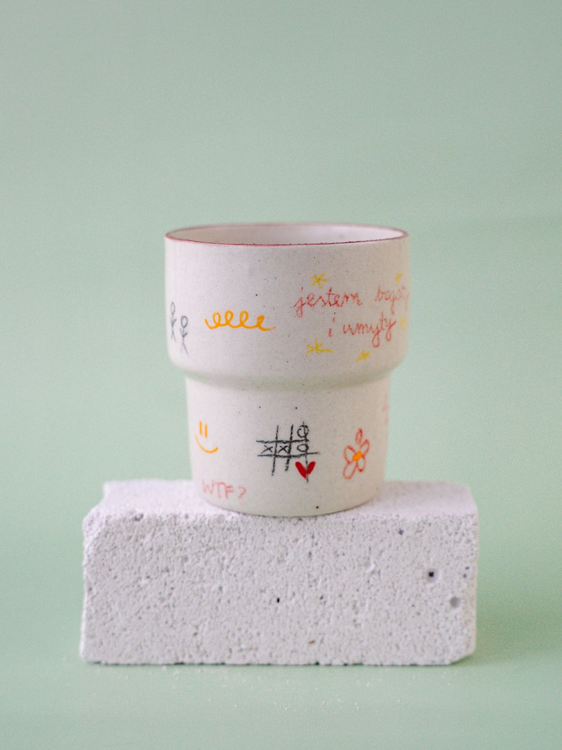 Niesforny Kubek "Jestem bogaty i umyty”