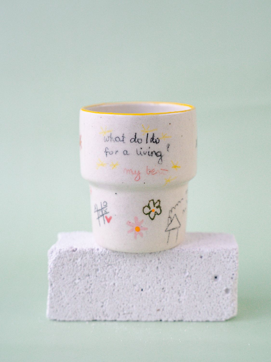 Niesforny Kubek "What do I do for a living?”