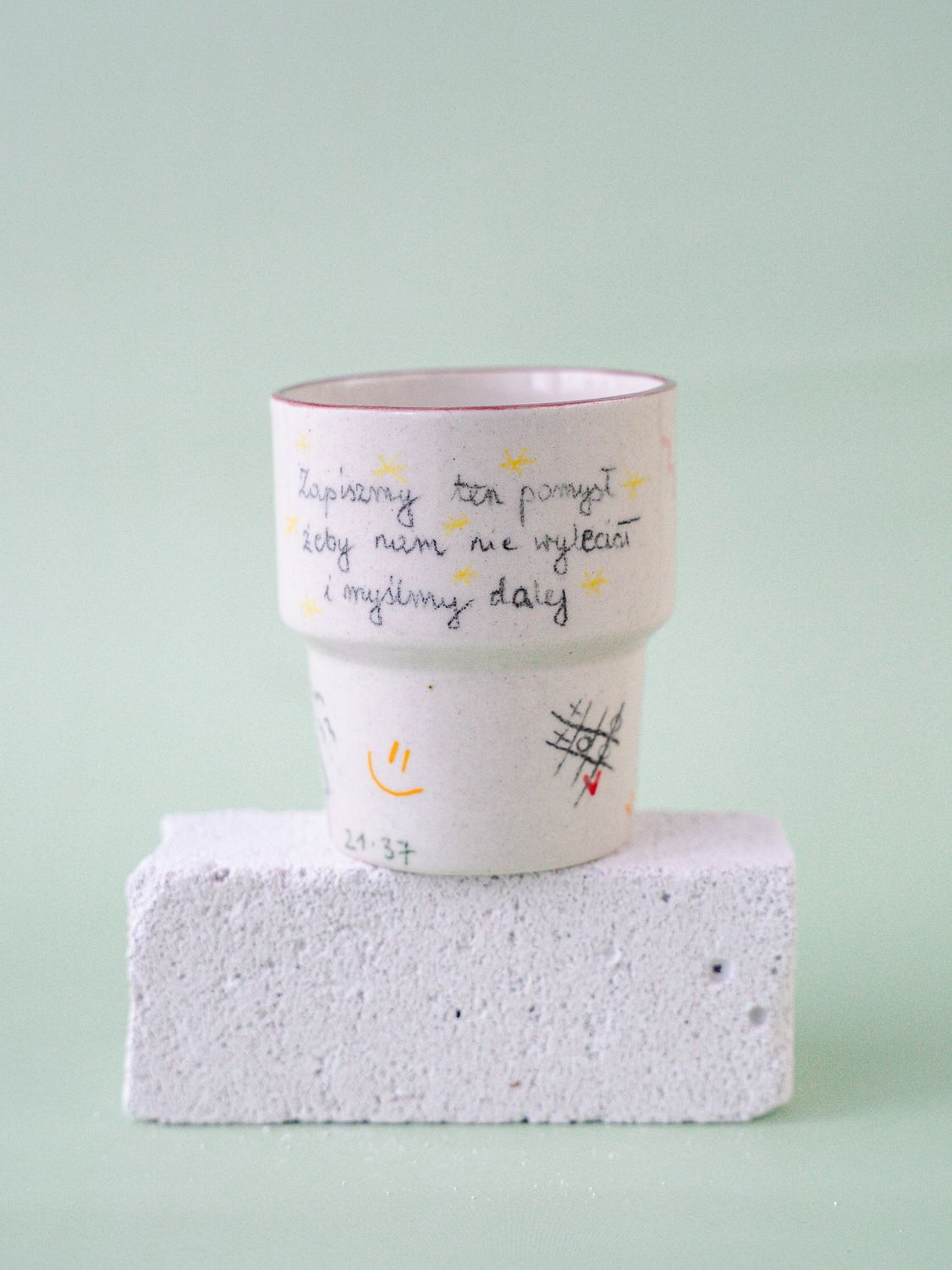 Niesforny Kubek "Zapiszmy ten pomysł…”