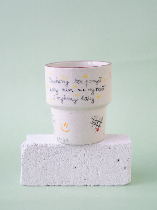 Niesforny Kubek "Zapiszmy ten pomysł…”