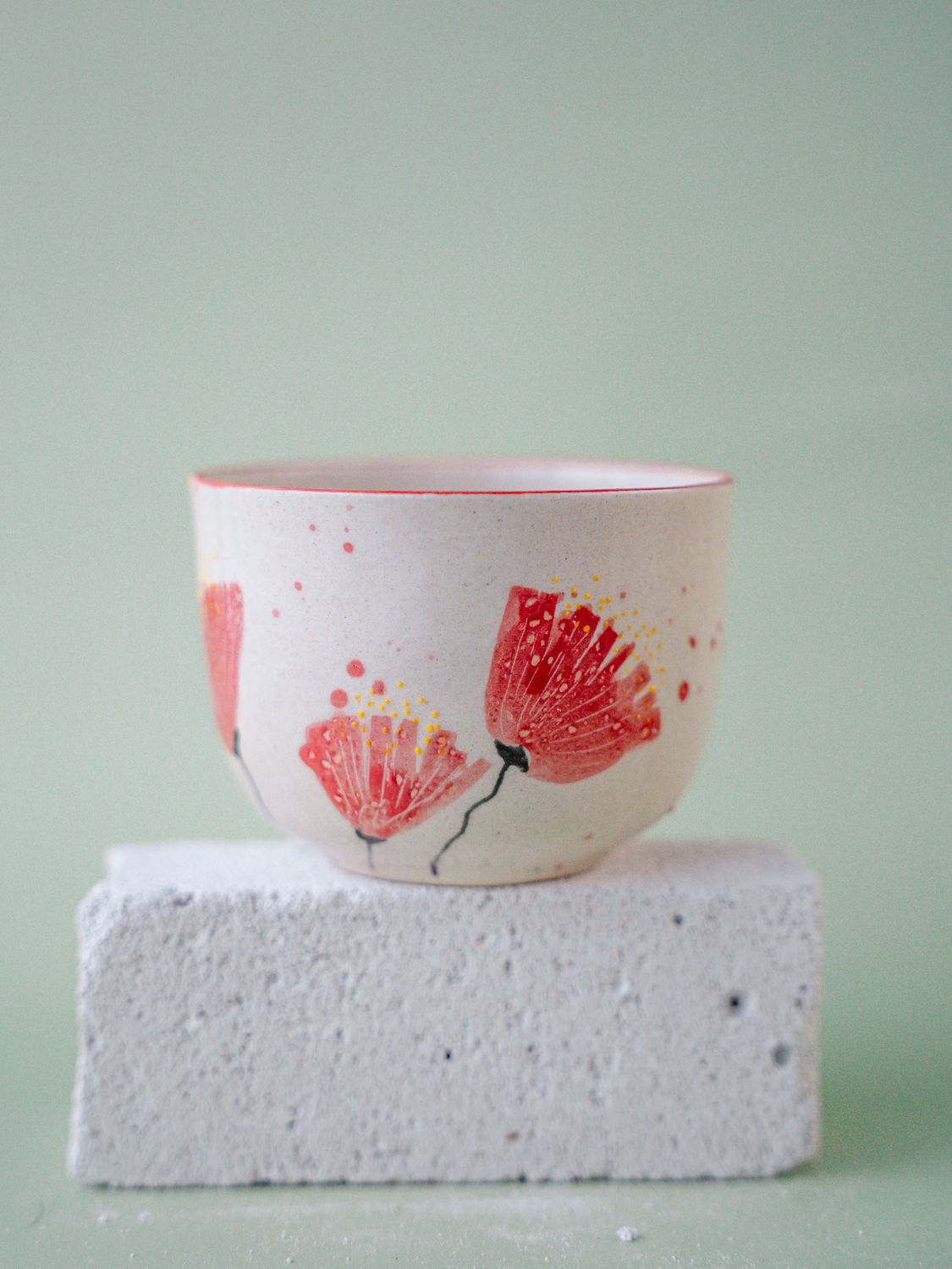 Czarka Poppy - czerwony rant